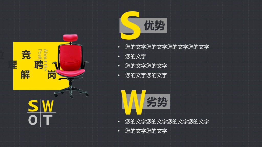 165#岗位竞聘述职报告PPT模板