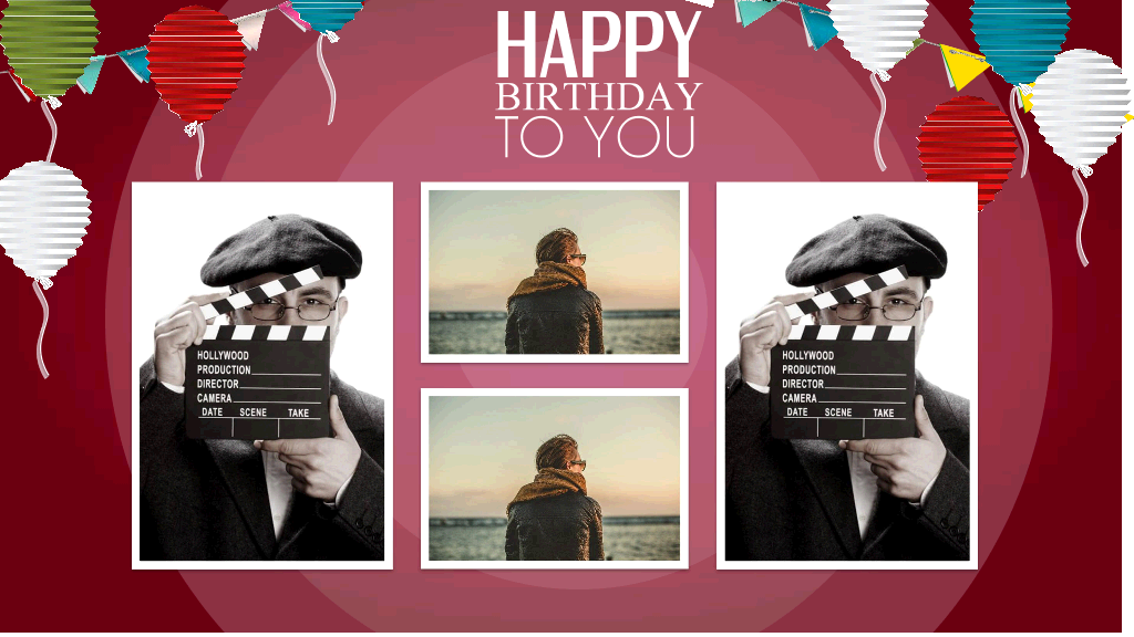 181#happy birthday生日快乐PPT模板
