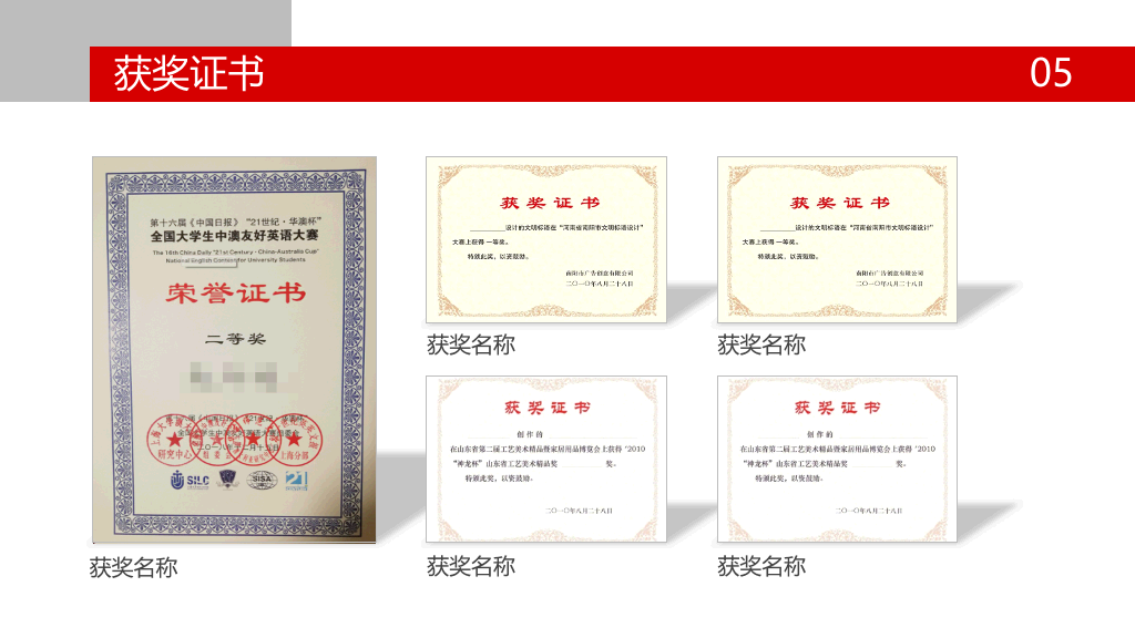 171#大学奖学金申请答辩PPT3