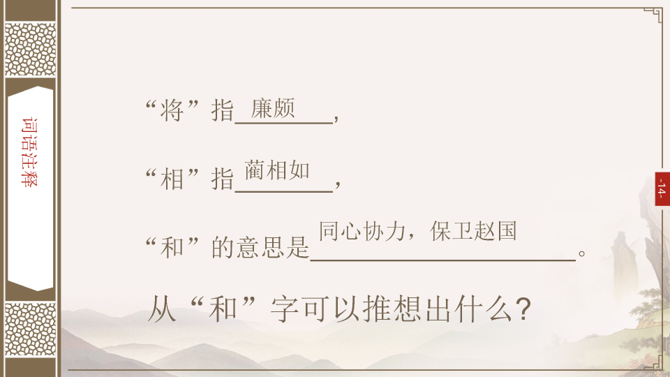 170#将相和PPT课件