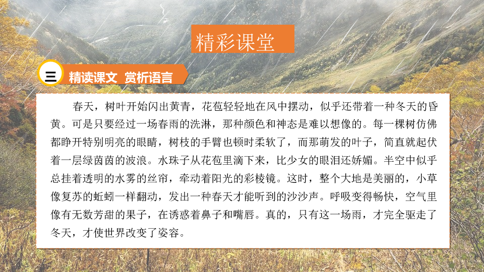 170#雨的四季PPT课件