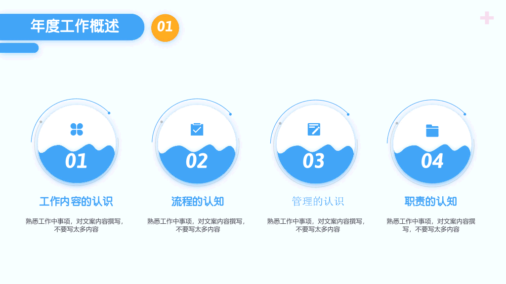 106#蓝色商务风销售部年终工作总PPT