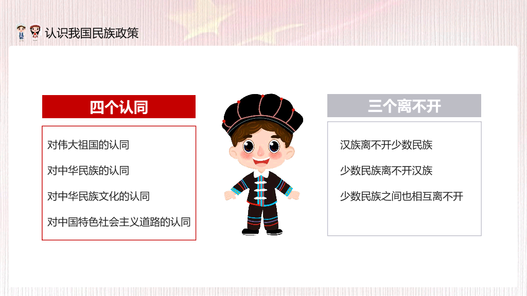 136#民族团结PPT模板
