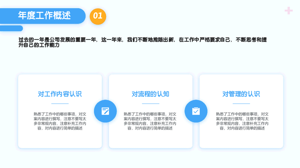 106#蓝色商务风销售部年终工作总PPT