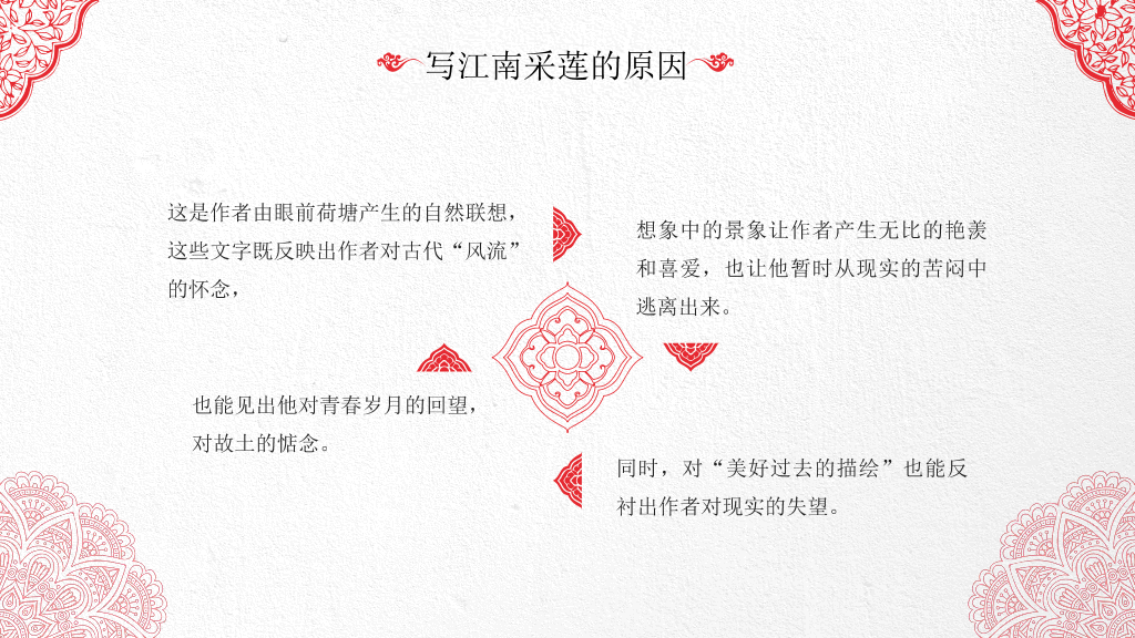 170#中国风荷塘月色PPT课件