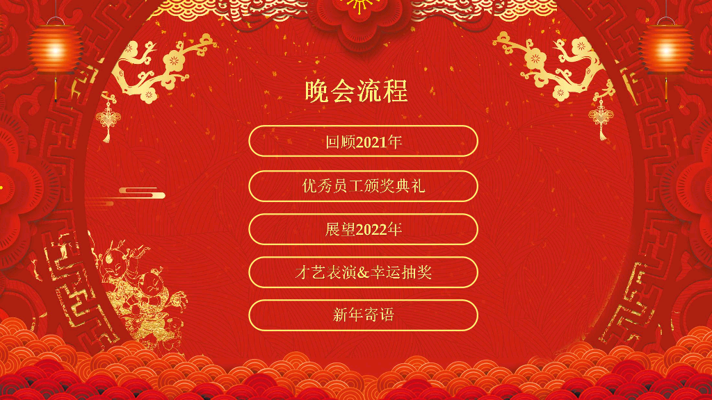 141#寅虎送春年会颁奖活动PPT