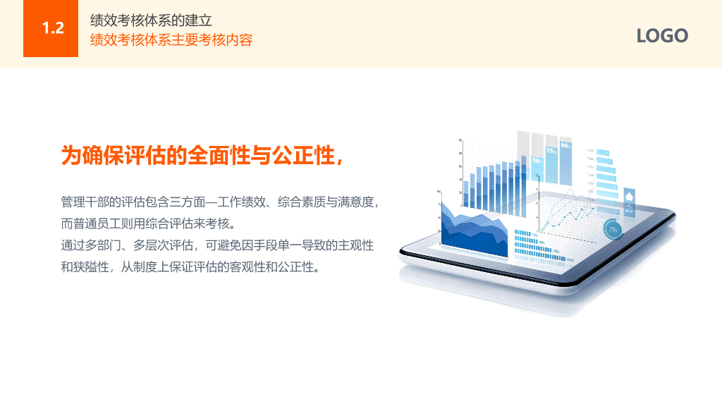 125#清新黄色背景薪酬绩效考核管理模版