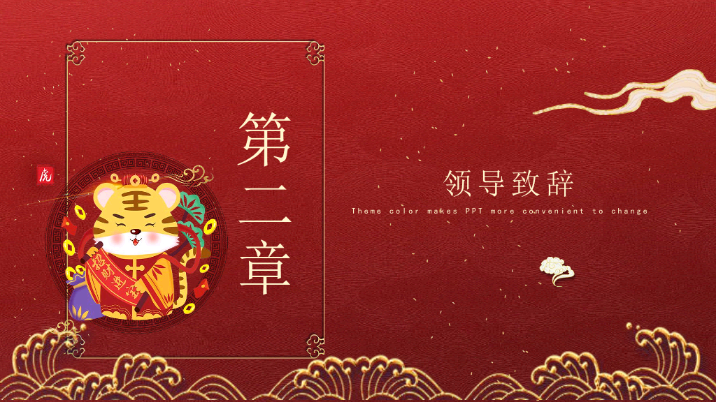 2022虎年大吉年会总结PPT