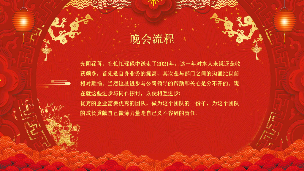 141#寅虎送春年会颁奖活动PPT