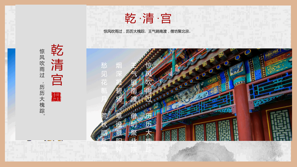 故宫建筑故宫介绍PPT模板