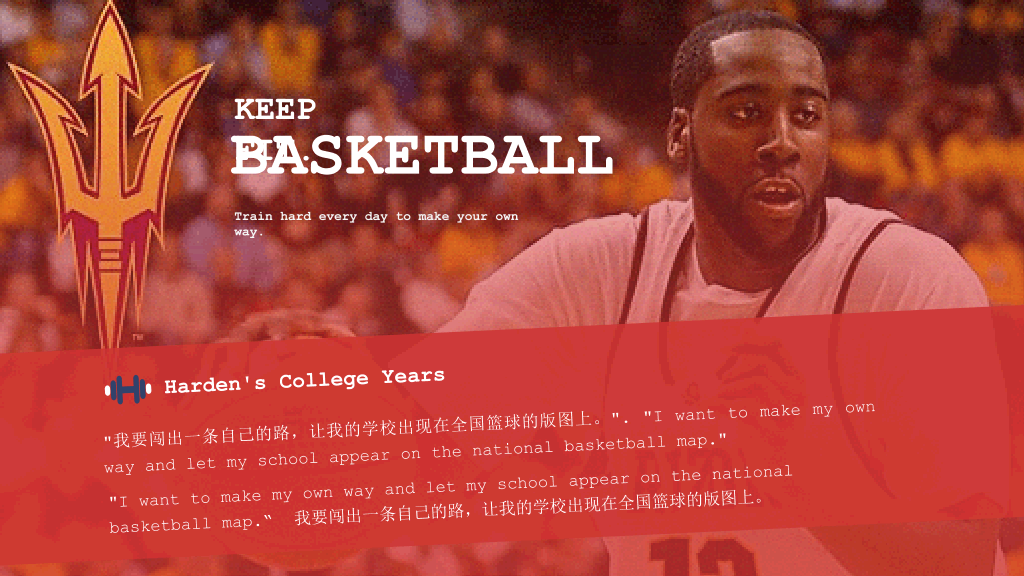 NBA篮球明星介绍PPT模板