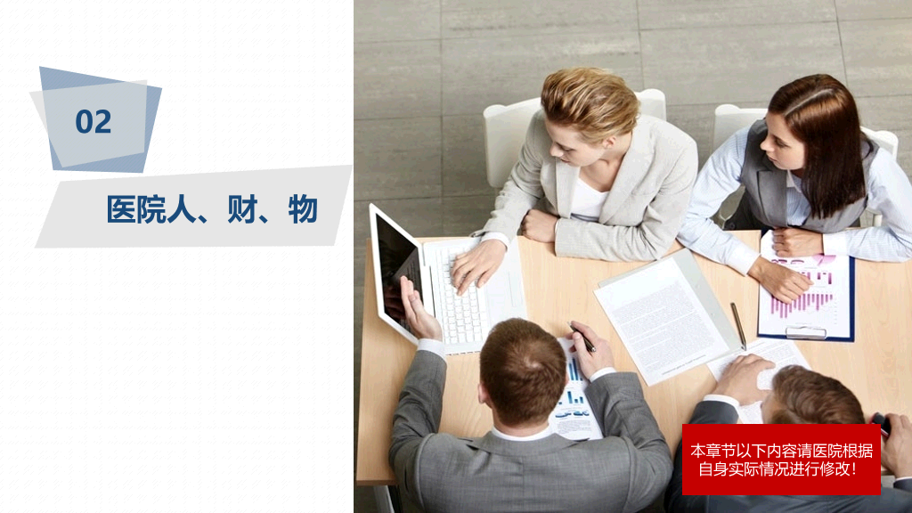 医院年度工作总结报告PPT模板
