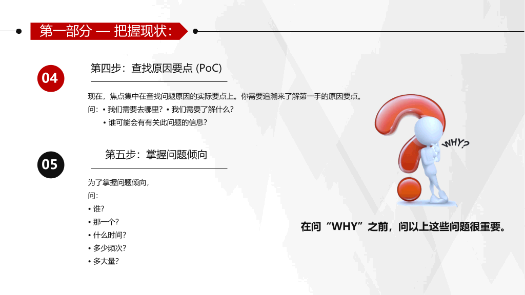 5Why问题分析法培训PPT模板