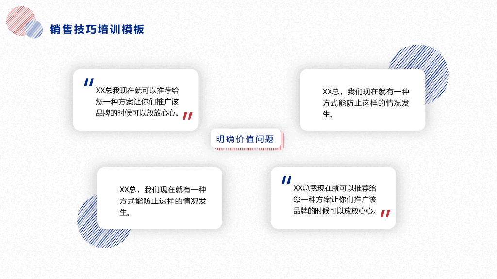 销售技巧话术培训PPT模板
