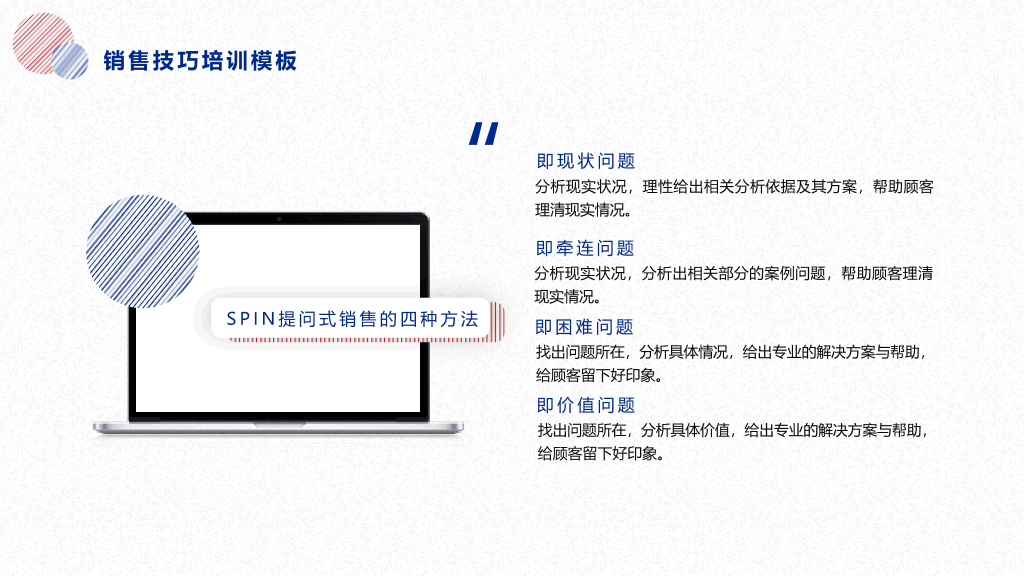 销售技巧话术培训PPT模板