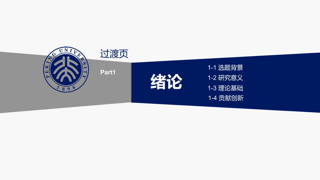 简约实用开题报告PPT模板