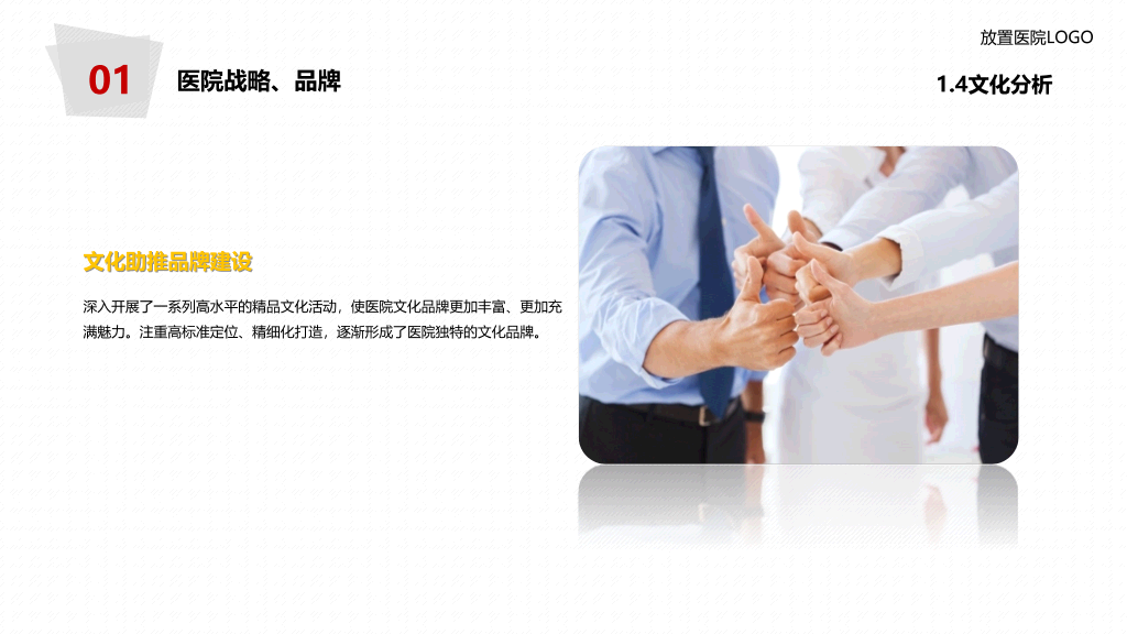 医院年度工作总结报告PPT模板