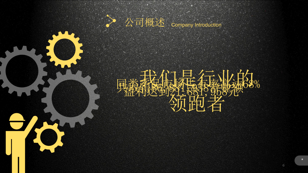 超强公司介绍企业宣传PPT模板