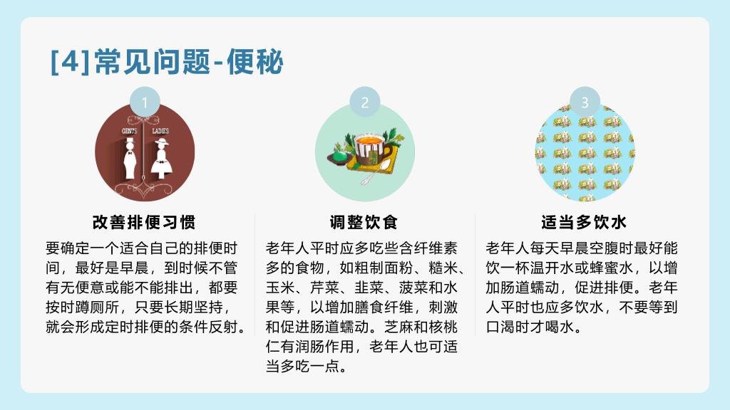 老年人健康管理PPT模板