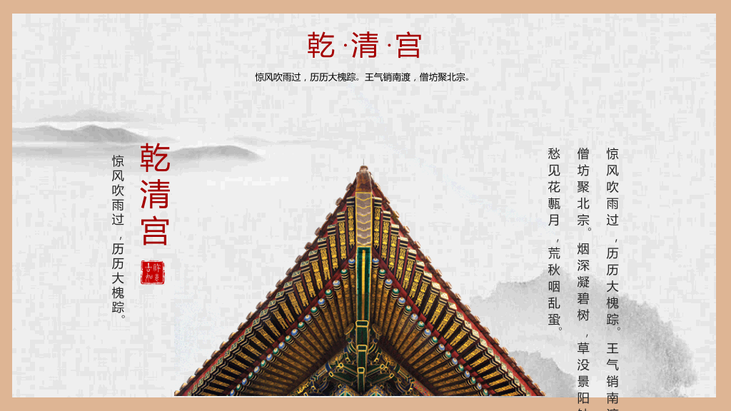 故宫建筑故宫介绍PPT模板