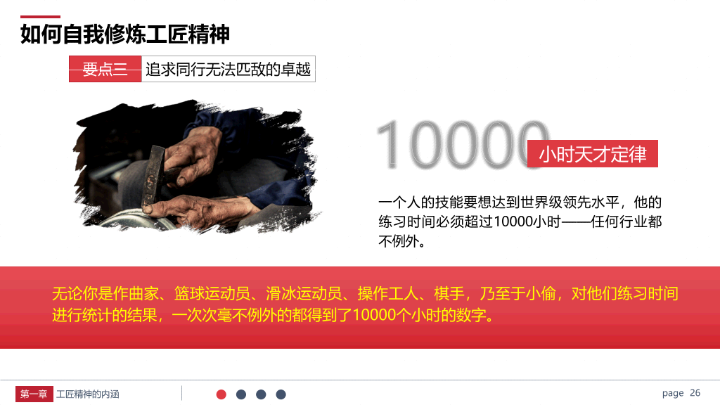 学习弘扬工匠精神PPT模板