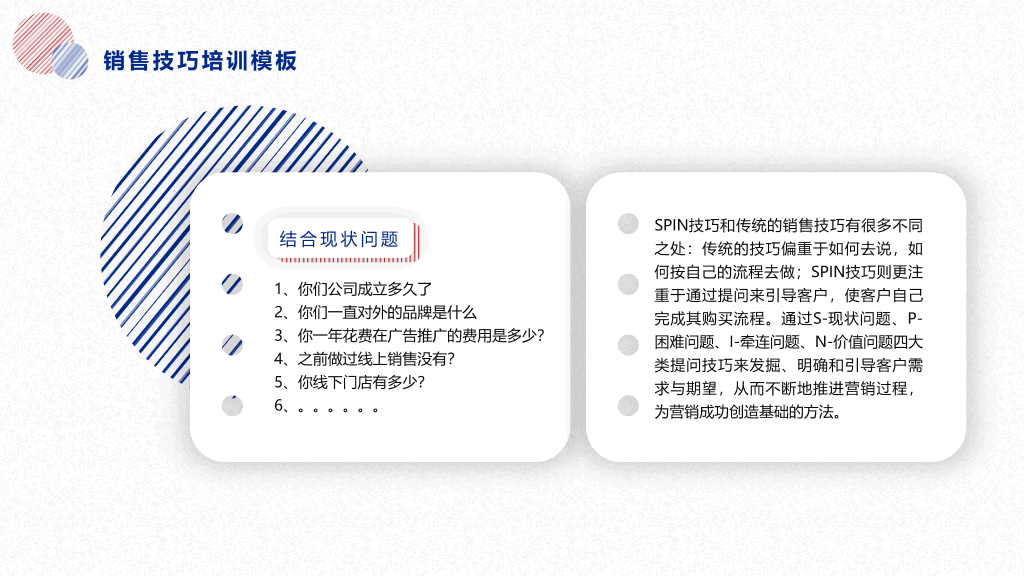 销售技巧话术培训PPT模板