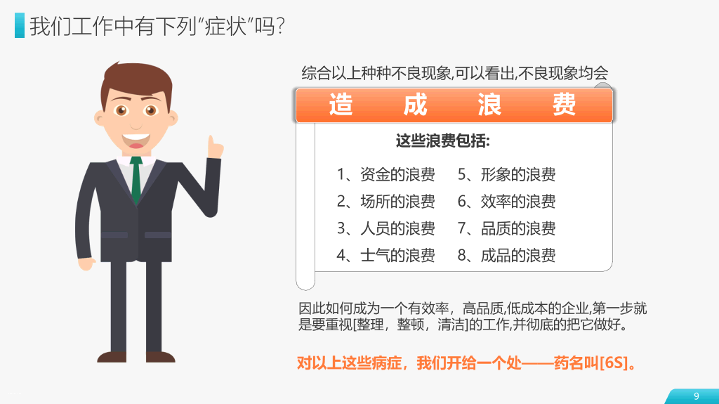 6S现场管理实施方法PPT模板