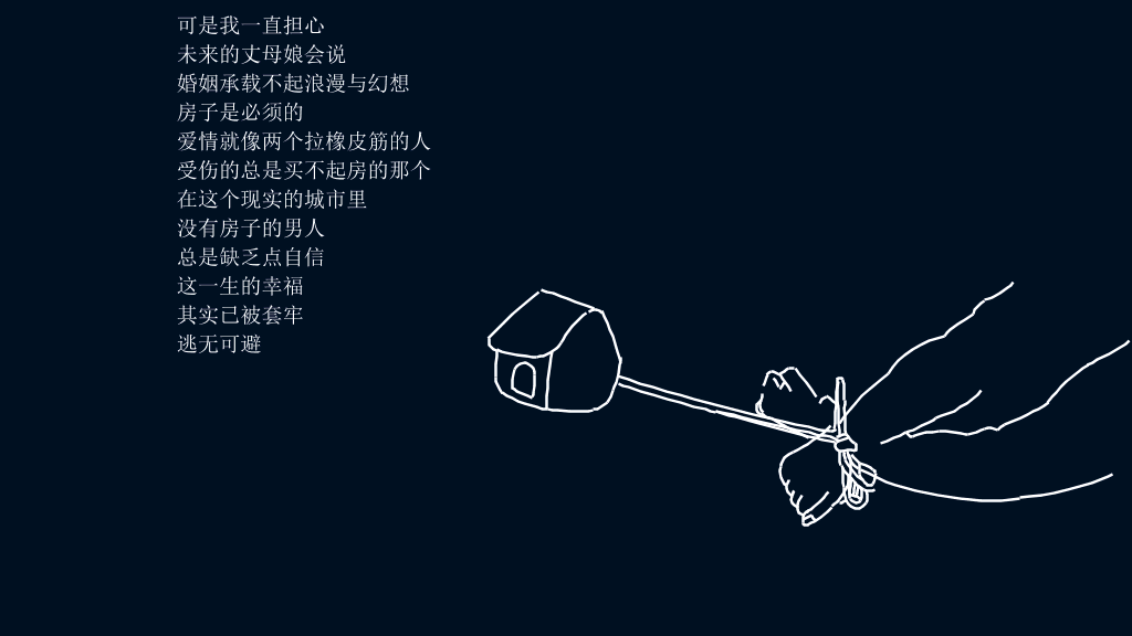一个80后的独白PPT作品