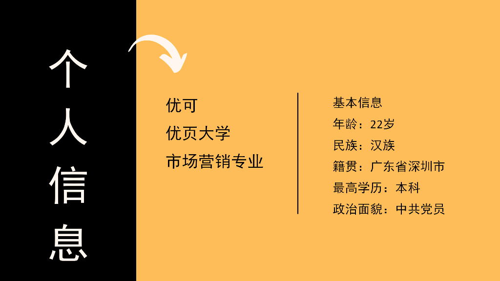 自我介绍简洁