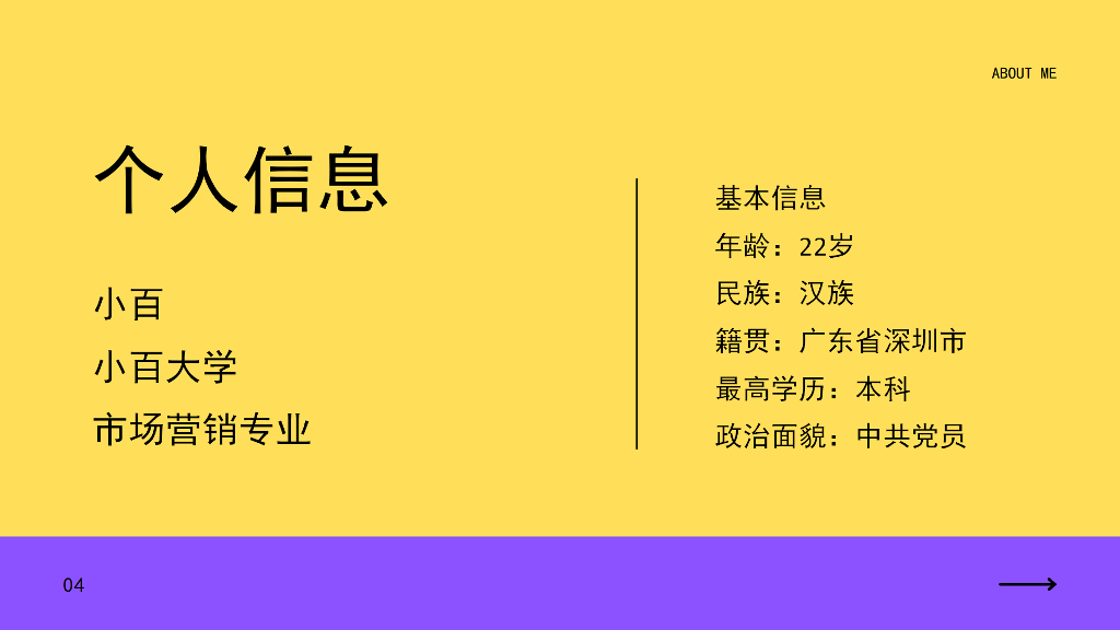 自我介绍PPT
