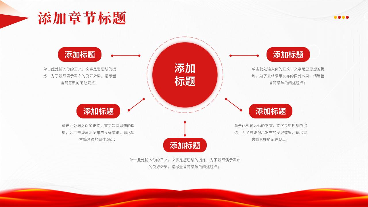 54#红色#中国风#红色经典党的光辉历程故事学习专题党课PPT