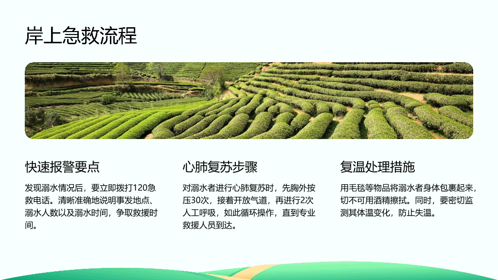 153#可爱卡通#蓝色#预防溺水知识PPT