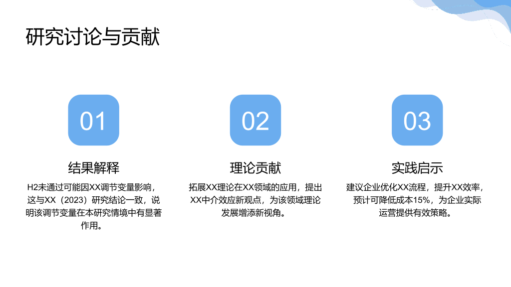 115#简约风#蓝色#毕业答辩报告