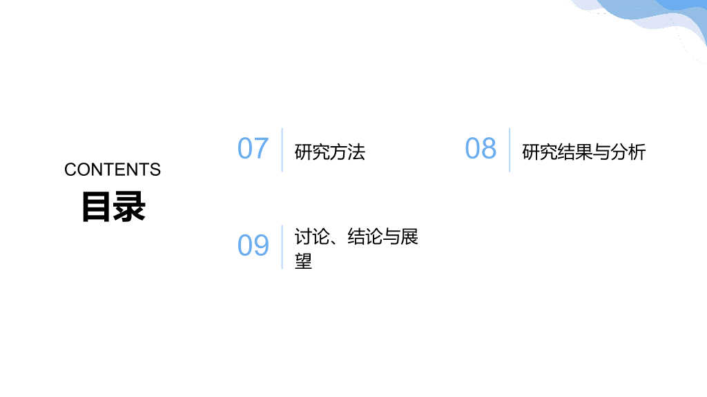 115#简约风#蓝色#毕业答辩报告