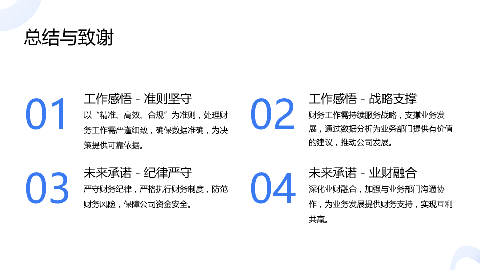 1#商务风#蓝色#2025财务述职报告