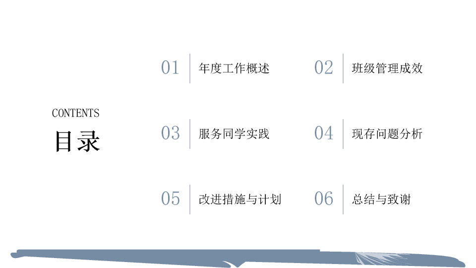 1#商务风#蓝色#2025班长述职报告