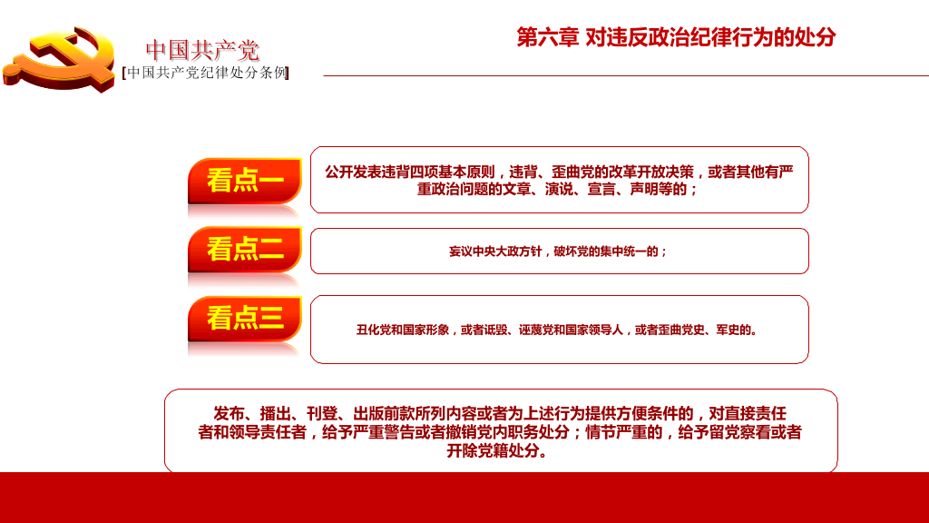 中国共产党纪律处分条例PPT模板-18