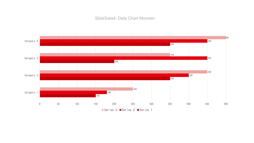 红色数据统计PPT图表合集-7