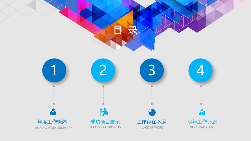 商务酷炫企业年终工作总结述职报告PPT-21