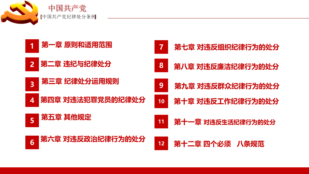 中国共产党纪律处分条例PPT模板-21