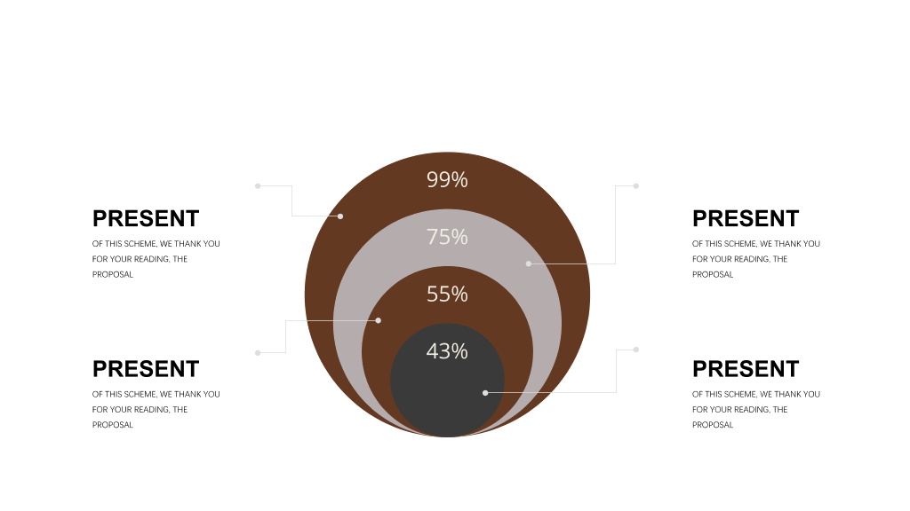 咖啡色表格数据分析PPT图表合集-11