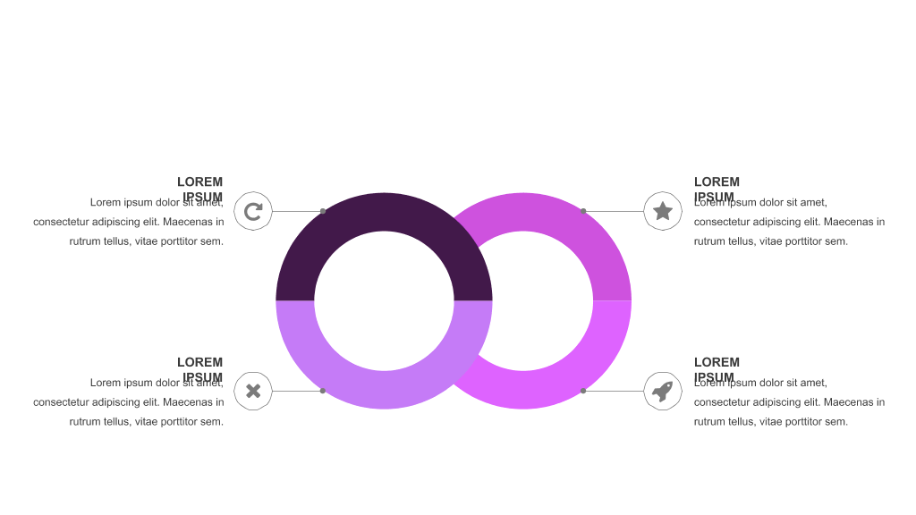 紫色系通用商务PPT图表合集-19