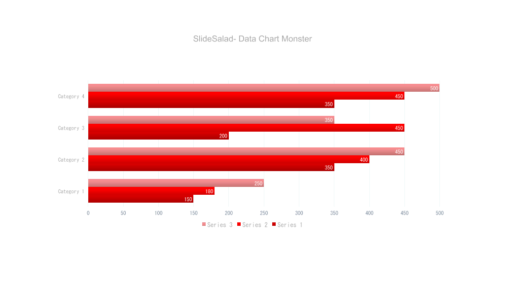 红色数据统计PPT图表合集-6