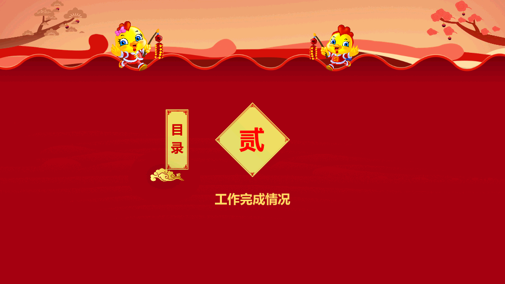 中国传统剪纸风工作汇报总结新年年会PPT设计-4