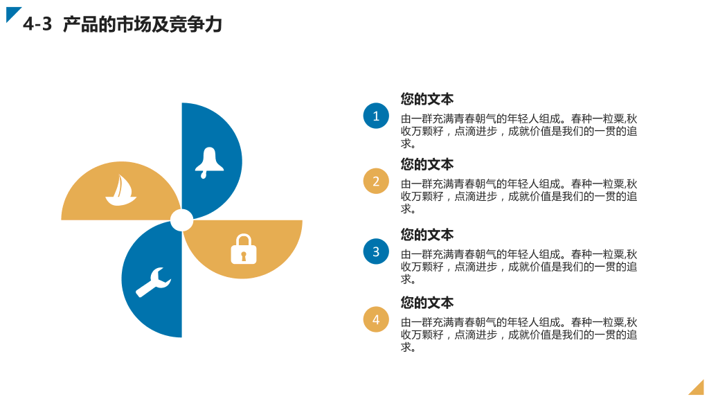 互联网创业商业计划PPT模板-9