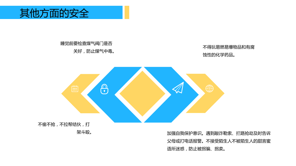 国庆假期安全教育主题班会-14